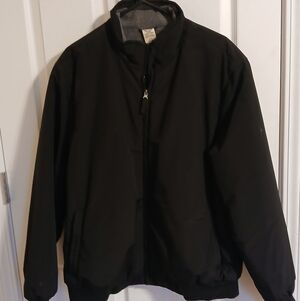 Faded Glory Black And Gray Fleece Jacket